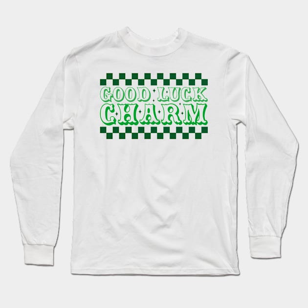 Good Luck Charm Long Sleeve T-Shirt by MZeeDesigns